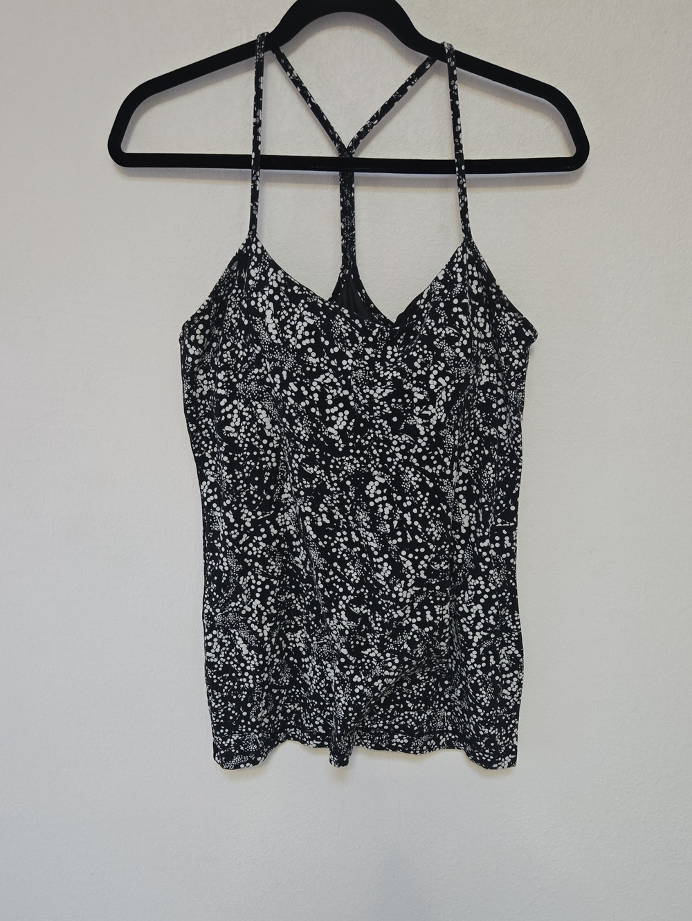 lululemon athletica Black and White Dots Print Strappy Tank